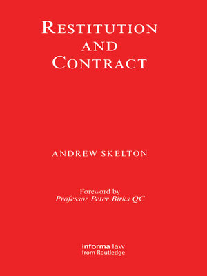 cover image of Restitution and Contract
